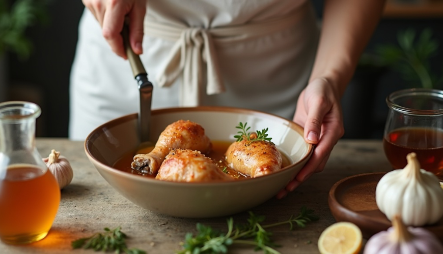 Marynata do pałek z kurczaka z miodem świetnie się sprawdza, gdy chcesz szybki i aromatyczny obiad