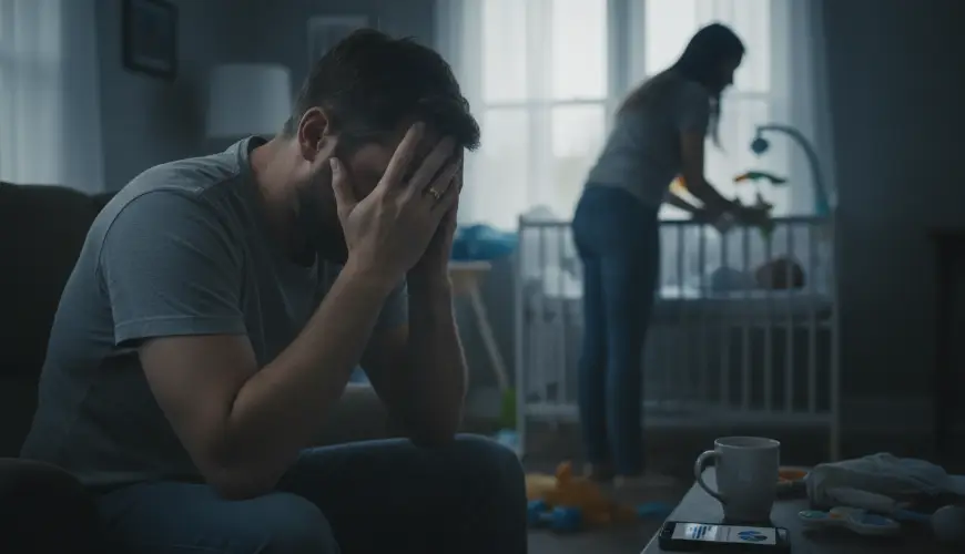 Depresja poporodowa dotyczy także mężczyzn