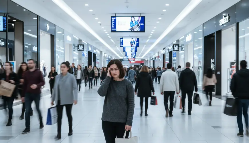 Dlaczego centrum handlowe wywołuje lęk i przeciąża zmysły