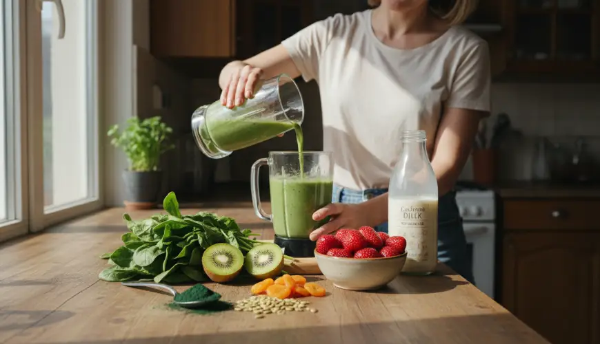 Smoothie dla kobiet cierpiących na zmęczenie i niedobór żelaza