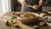 Słone owsiane oatto z grzybami jako zdrowa alternatywa risotto