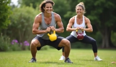 Goblet przysiad to ćwiczenie, które poprawi technikę przysiadu, nawet gdy ćwiczysz w domu.