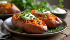 Jak przygotować zapiekane faszerowane bataty łatwo i szybko w domu