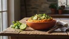 Prosty przepis na puree z batatów z limonką i kolendrą