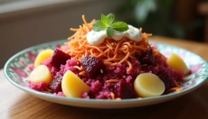 Przepis na Szubę - warstwowa sałatka pełna wspomnień i wspaniałych smaków