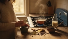 # Przygotuj masala chai od podstaw ze świeżymi przyprawami

Masala chai to aromatyczna, rozgrzewając
