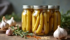 Marynowane pędy czosnku smaczne i praktyczne na zimowy stół