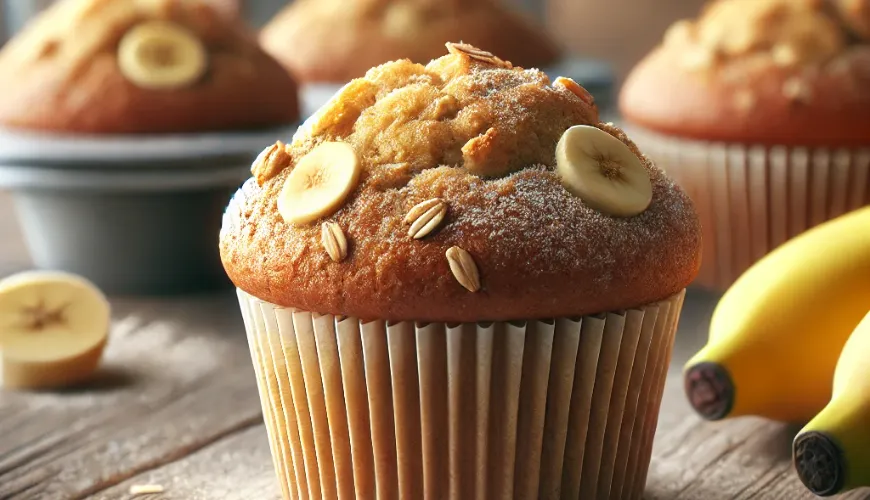 Upiecz zdrowe bananowe muffiny, które Cię zachwycą